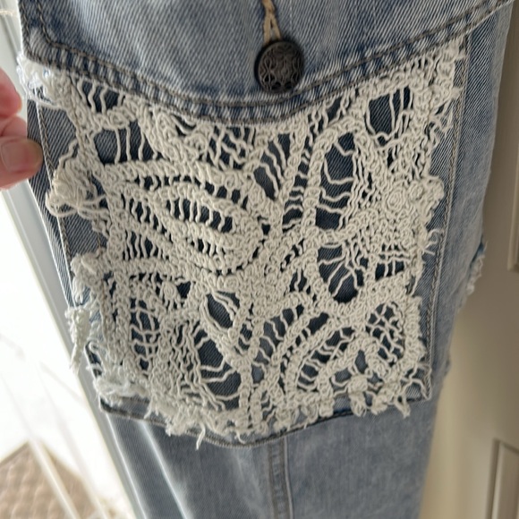 POL Blue Boyfriend Patchwork Jeans - Picture 4 of 11